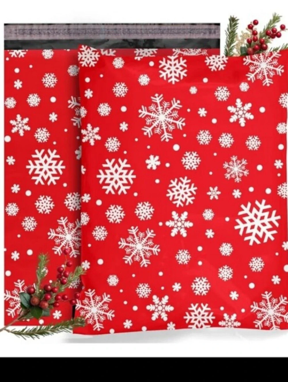 (100) 10x13 POLYS & (100) 4x6 CUSTOM THANK YOU LABELS